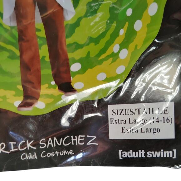 Teen Boys Rick Costume - Rick and Morty Size XL (14-16) Halloween Multi-Colored - Picture 8 of 11